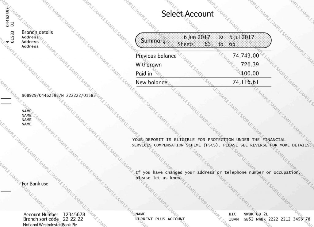 fake pdf online bank statements